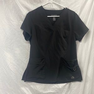 Sag Harbor Women’s Black scrub Top